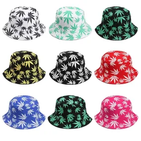 Adults Funky Street Marijuana Bucket Hats Wholesale