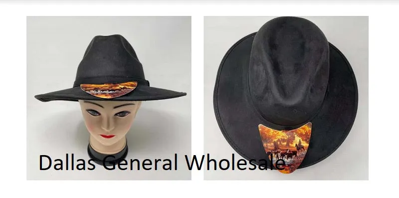 Adults Suede Fedora Hats Wholesale