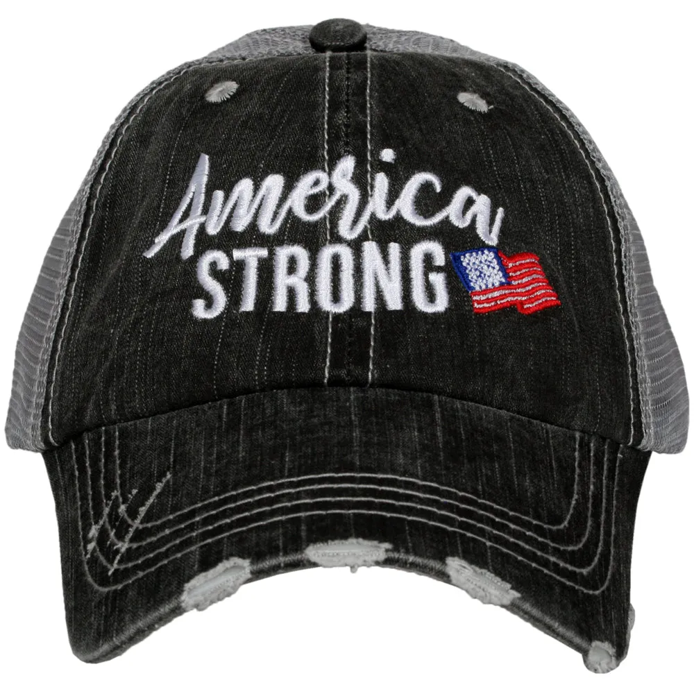 America Strong Wholesale Women's Trucker Hat