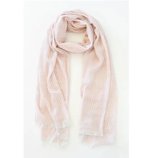 Antler - Textured Scarf - Pink