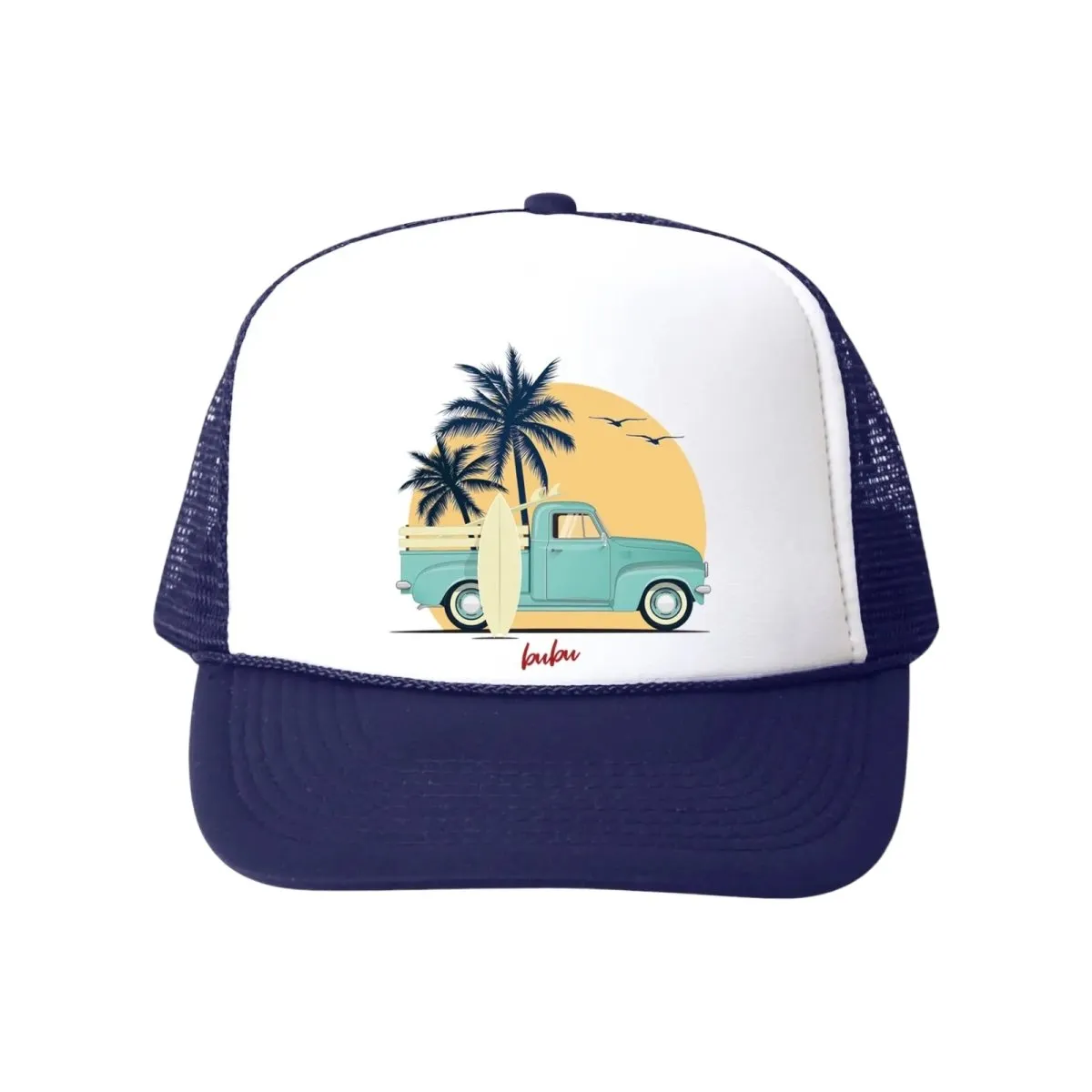 BEACH TRUCK TRUCKER HAT