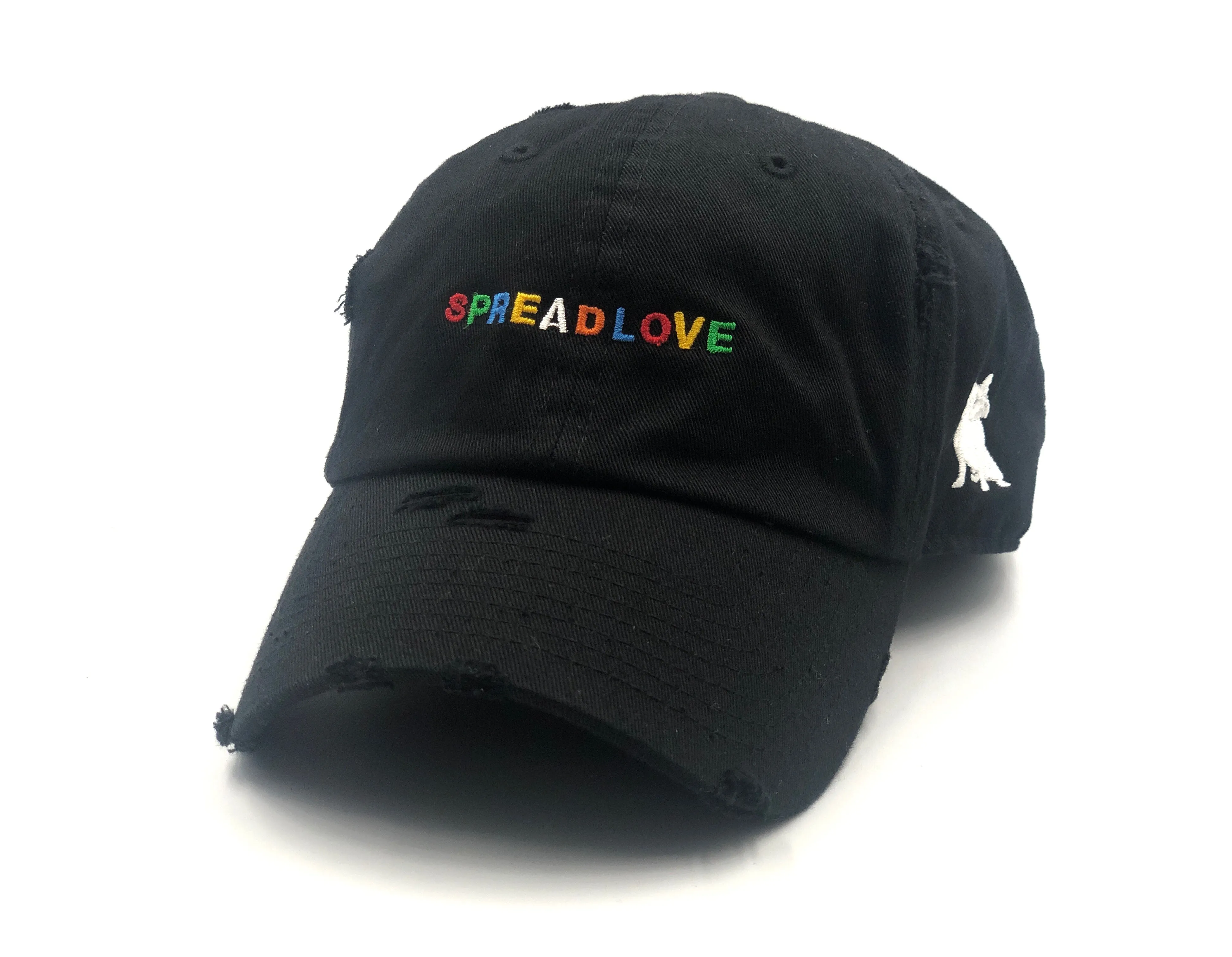 Black Spread Love Minimalist Dad Cap