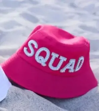 Bride Squad Bachelorette Beach Bucket Hats