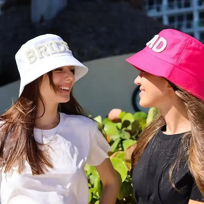 Bride Squad Bachelorette Beach Bucket Hats