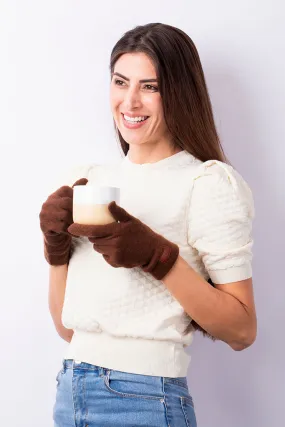 Brown - Cashmere Classic Gloves