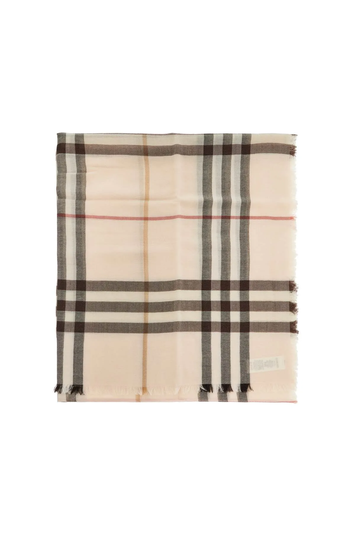 Burberry Ered Wool Scarf For Men And Women