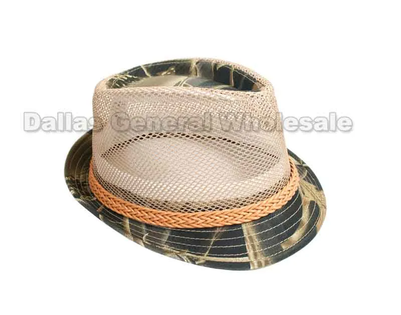 Camoflauge Vented Dress Hats Wholesale