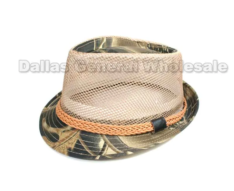 Camoflauge Vented Dress Hats Wholesale