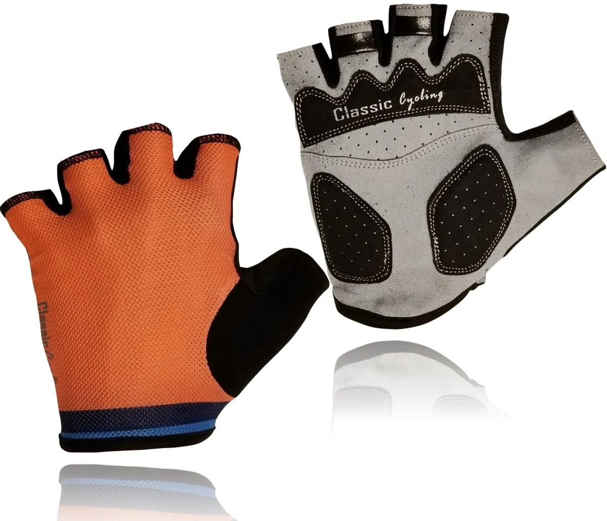 Classic Cycling Summer Gloves - Orange