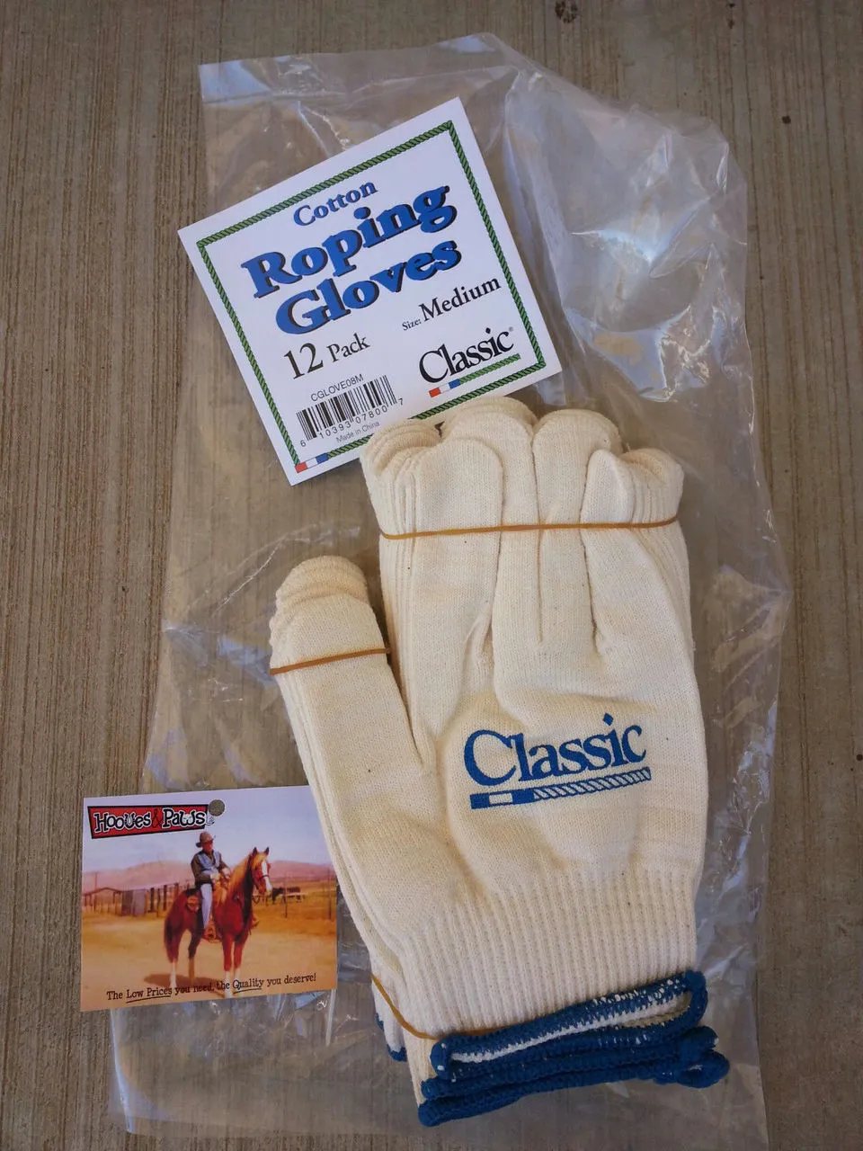 Classic Equine Classic Roping Glove 08 12 Pack