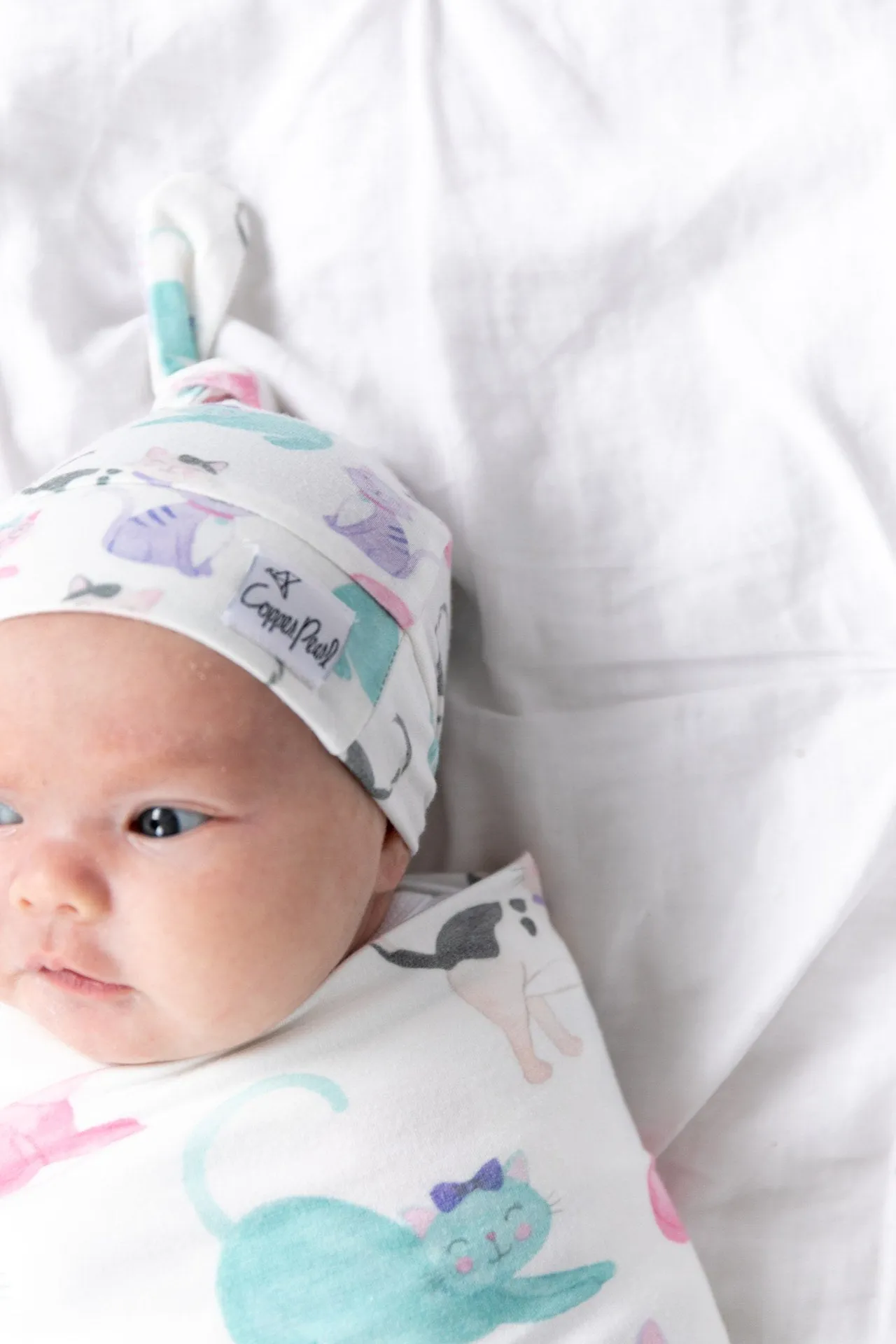 Copper Pearl Sassy Top Knot Hat