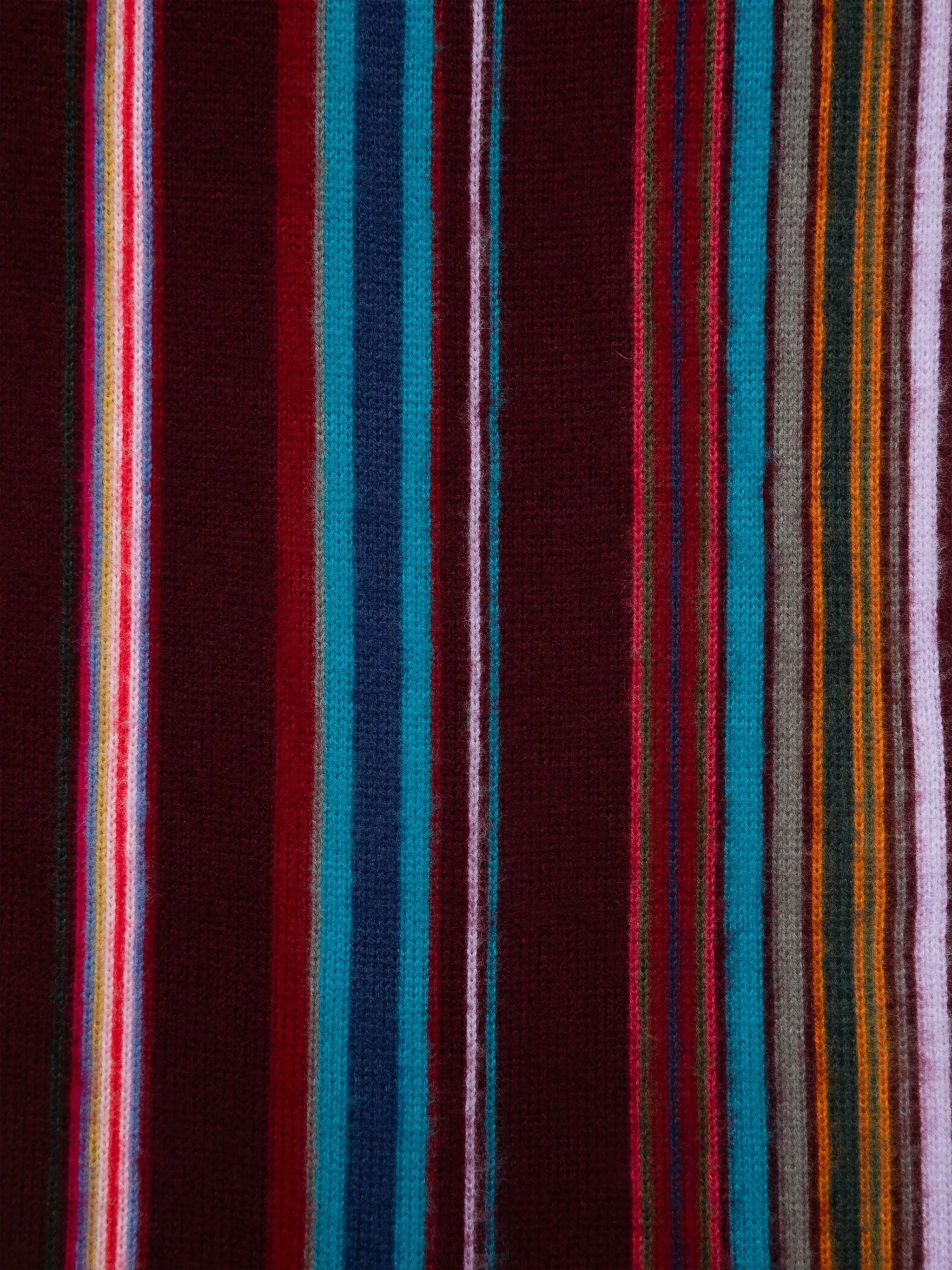 Darcie striped merino-wool scarf