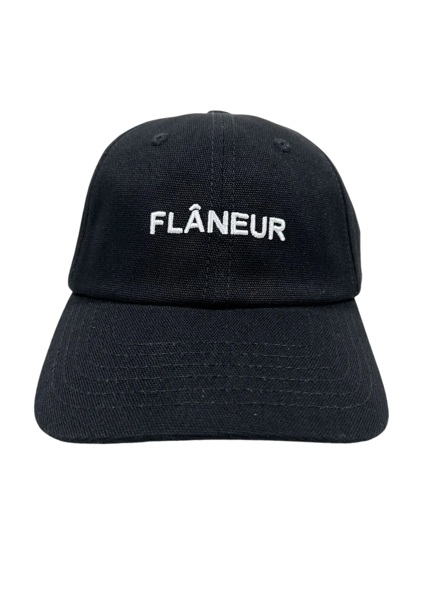 Flaneur Logo Cap Black