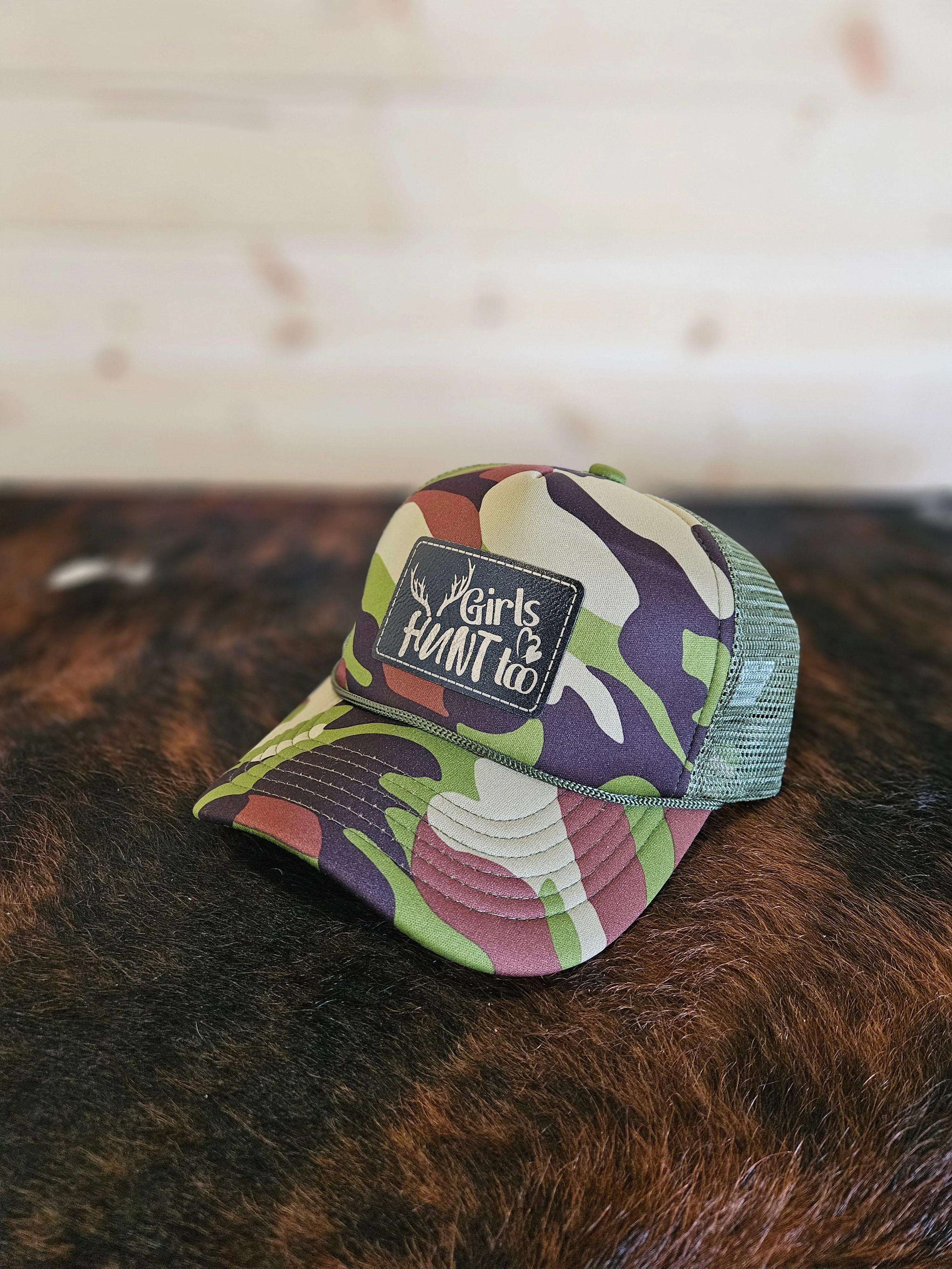 Girls Hunt Too Trucker Hat