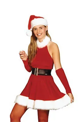 High-Neck Mrs Claus Dress