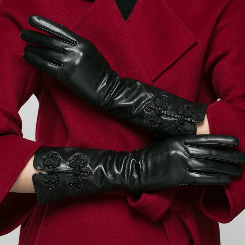 KLSS Classic Black Leather Gloves