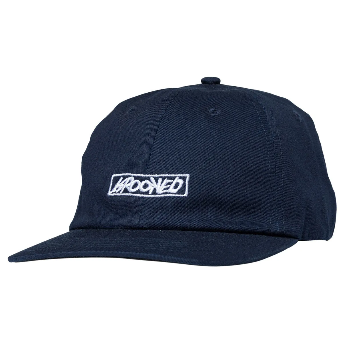 Krooked - Moonsmile Script Strapback Navy/White