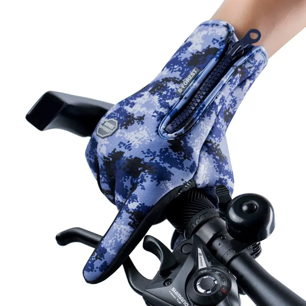 Kyncilor Bicycle Gloves Army Glove Tacticos Sports Resistant Waterproof Camo Camping Bike Cycling Gloves Men Women For Sports