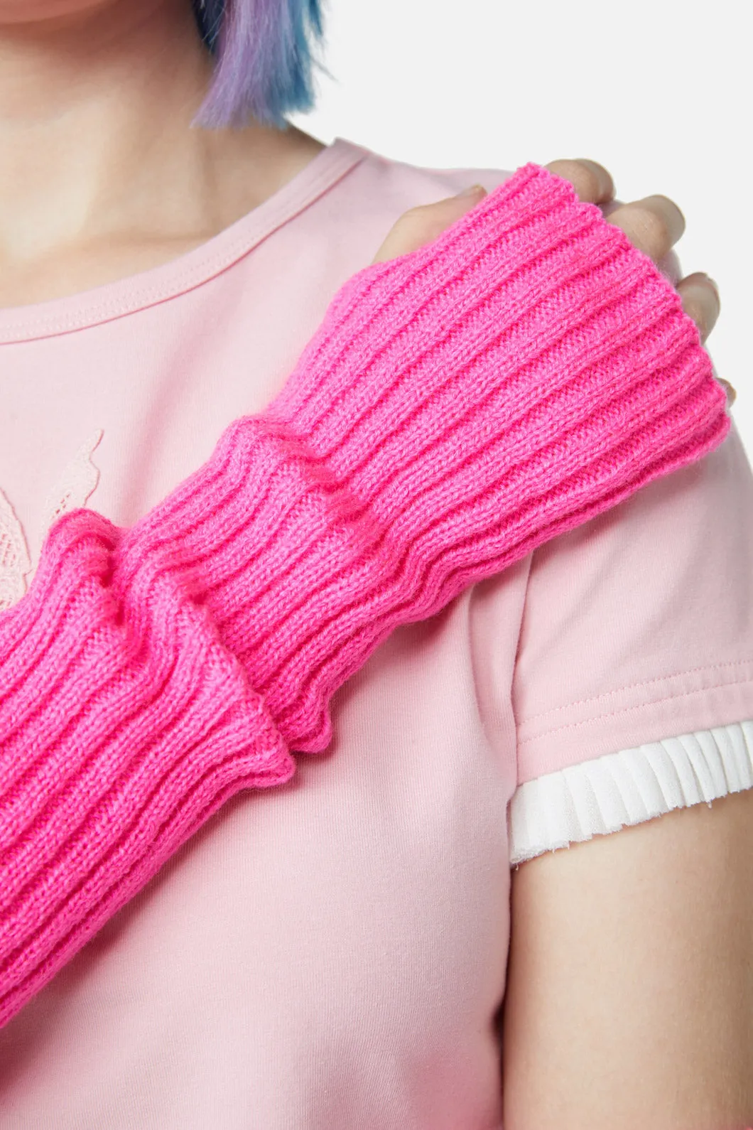 Long Fingerless Gloves