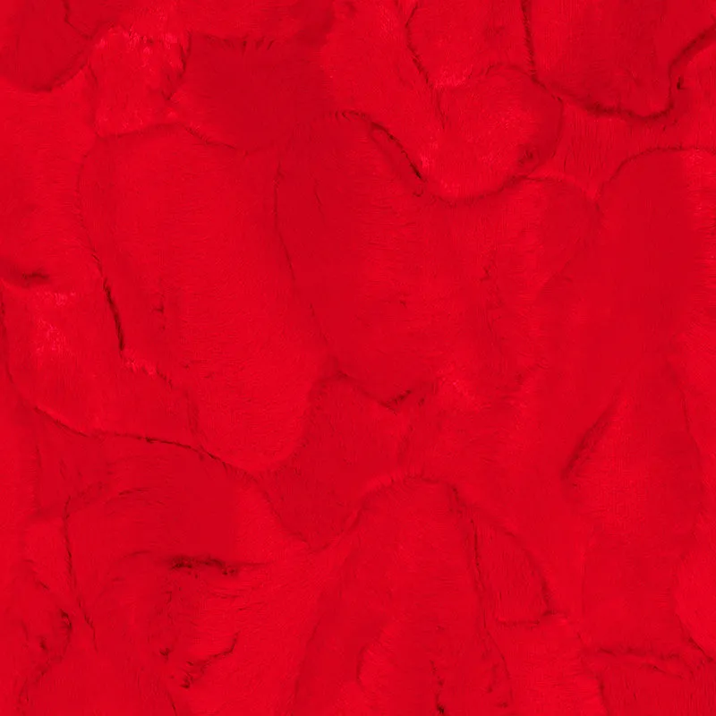 Luxe Cuddle® - Hide Red Minky Yardage