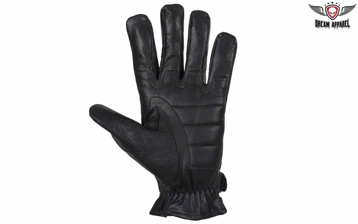 Men's Studded Full Finger Gloves