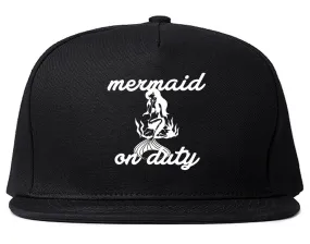 Mermaid On Duty Snapback Hat