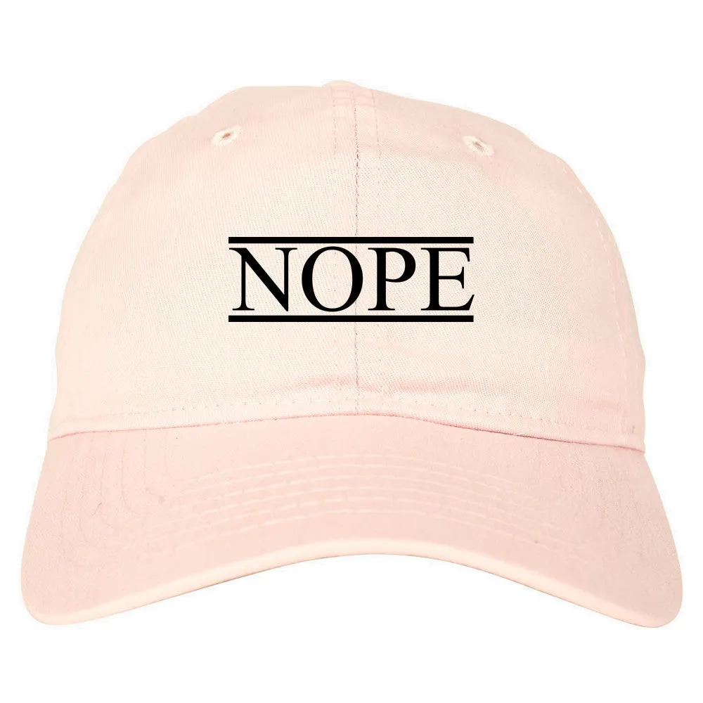 Nope Dad Hat