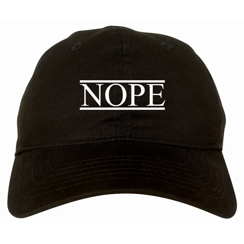 Nope Dad Hat