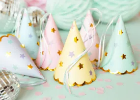 Party Hats Stars Pack of 6