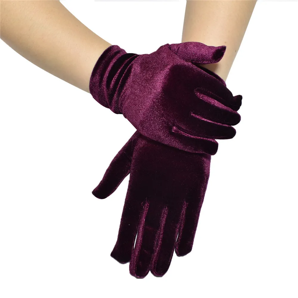 Posh- the Velvet Wrist Length Gloves