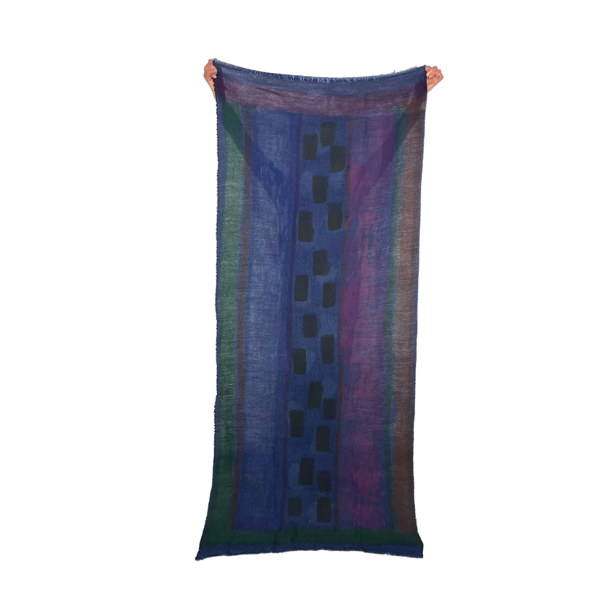 PRINTED WOOL/MODAL SCARF