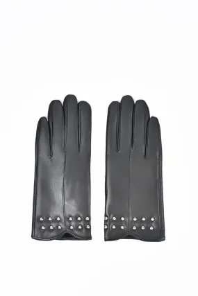 PU STUDDED GLOVES