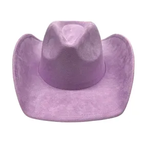 Purple Rhinestone Star Cowboy Hat (Each)