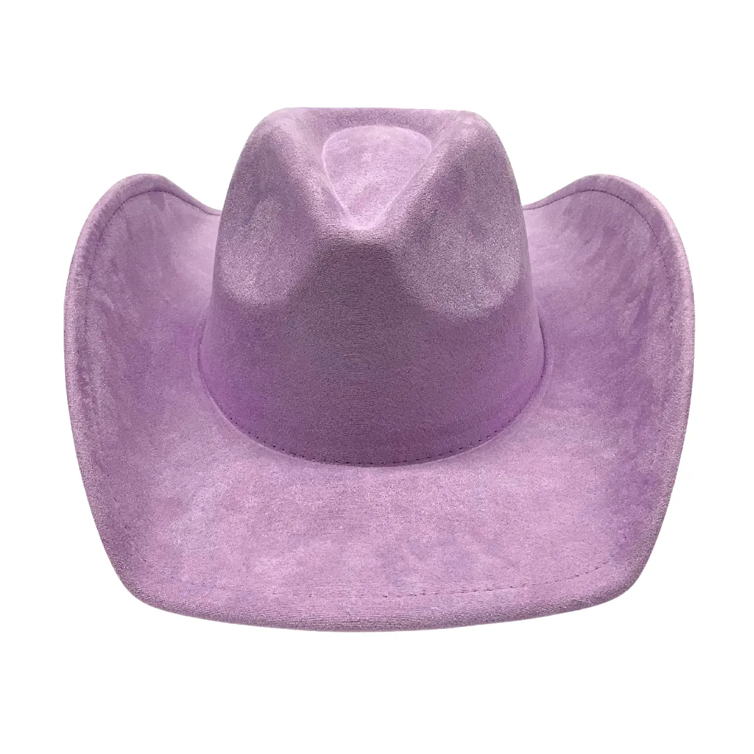 Purple Rhinestone Star Cowboy Hat (Each)