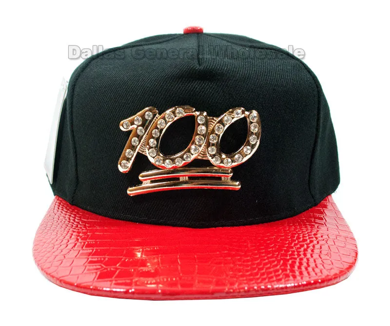 "100" Trendy Snap Back Caps Wholesale