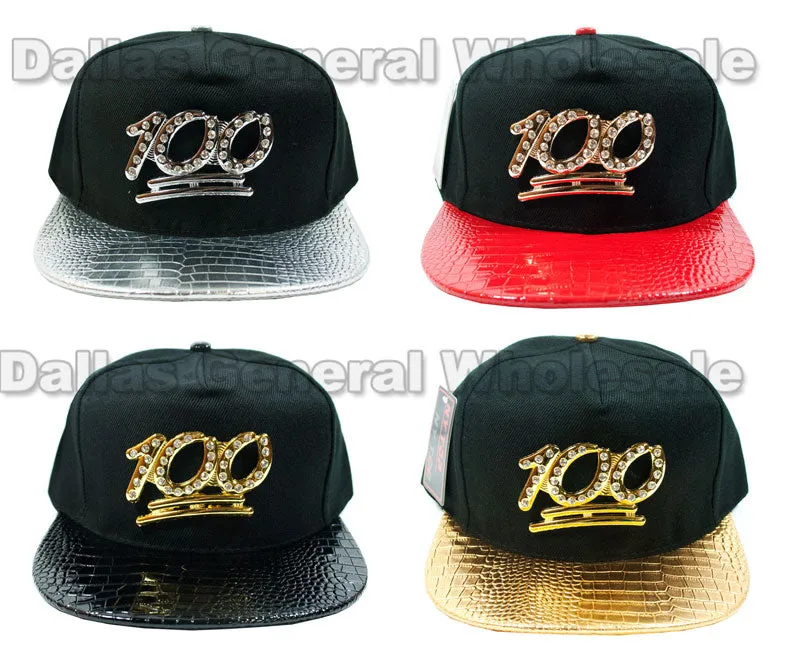 "100" Trendy Snap Back Caps Wholesale