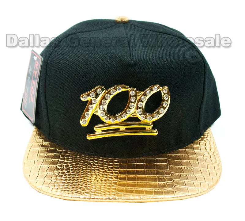 "100" Trendy Snap Back Caps Wholesale