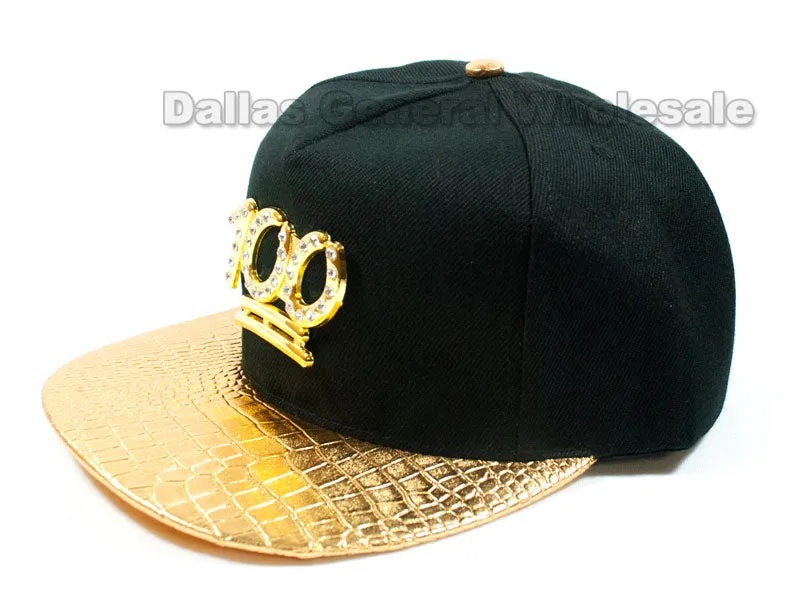 "100" Trendy Snap Back Caps Wholesale