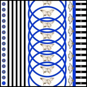 Samara Stripe Jewel Royal   SH242-2 53cm