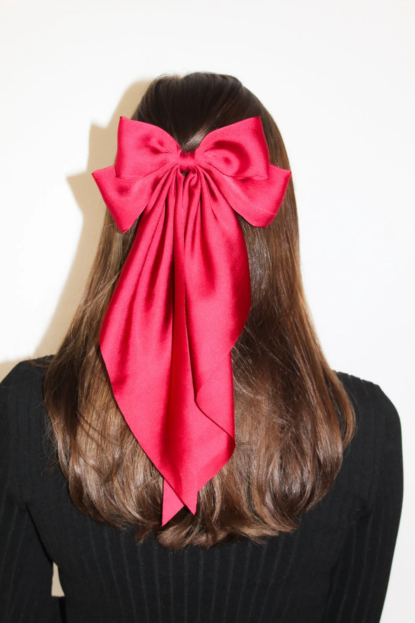 Satin Draped Hair Clip