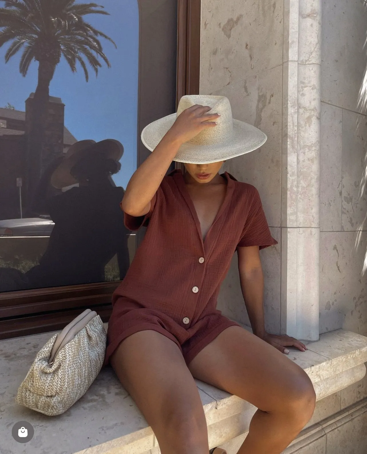 The Sunbleached Fine Palm Rancher Hat