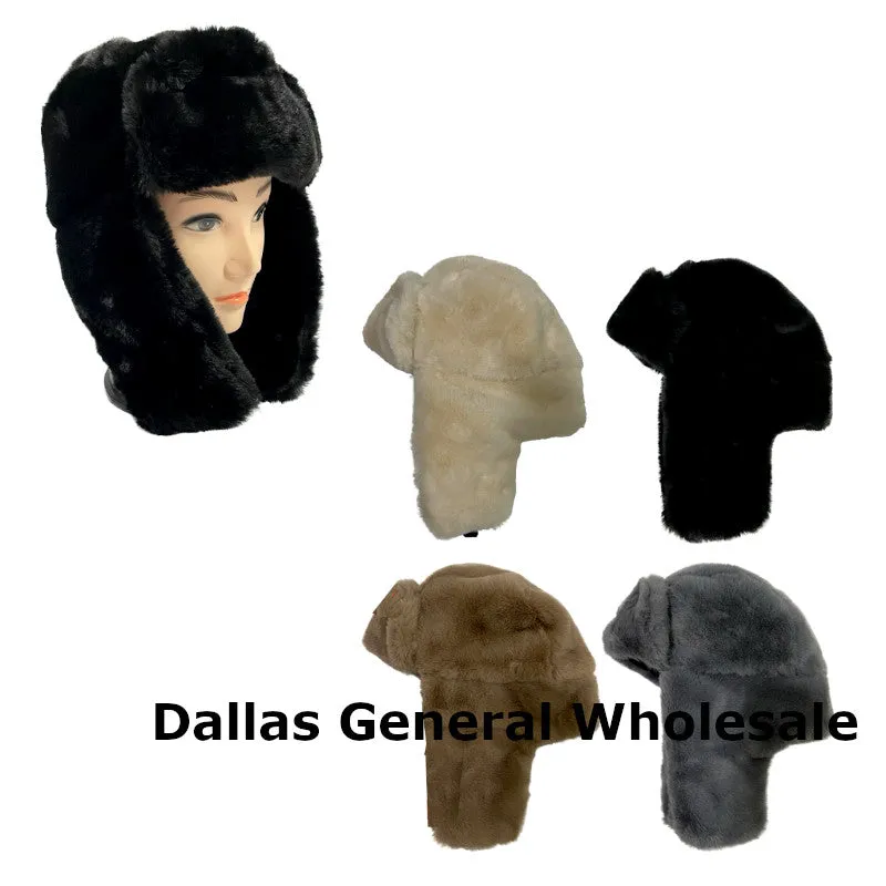 Trendy Fuzzy Trooper Bomber Hats Wholesale