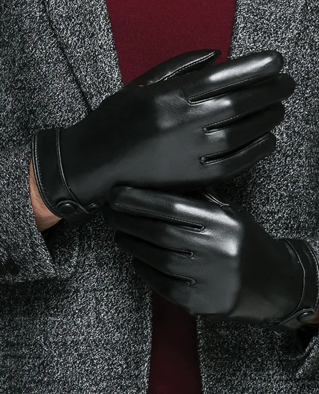 Velvet Goatskin Leather Glove