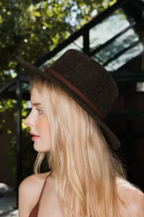 Velvet Peak Corduroy Fedora Hat