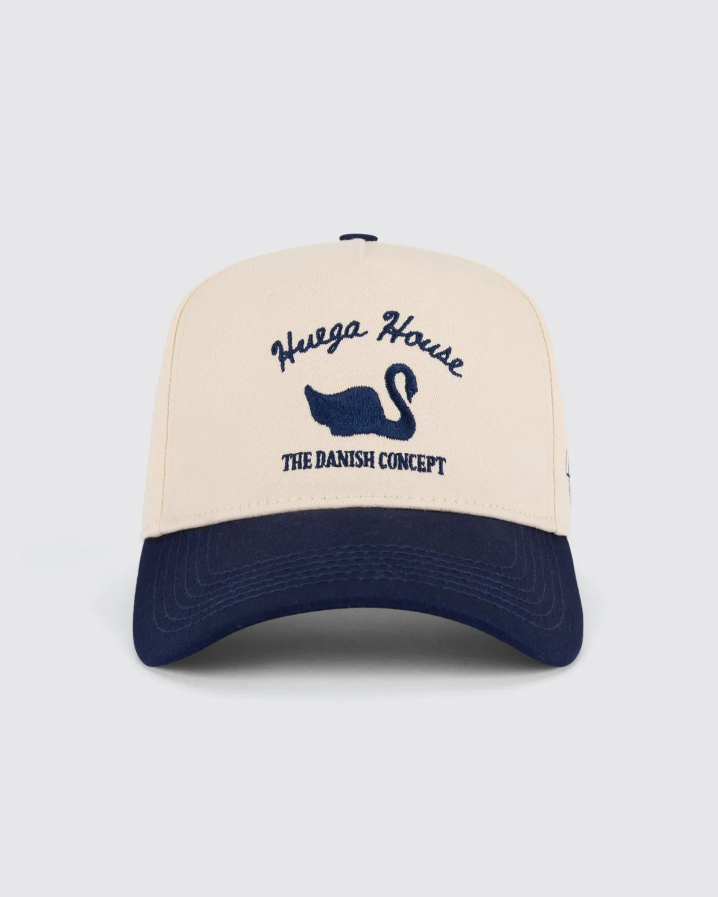 Vintage Swan | Navy & Natural Hat