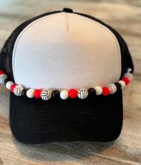 Volleyball BEAD CHAINS for Trucker Hats