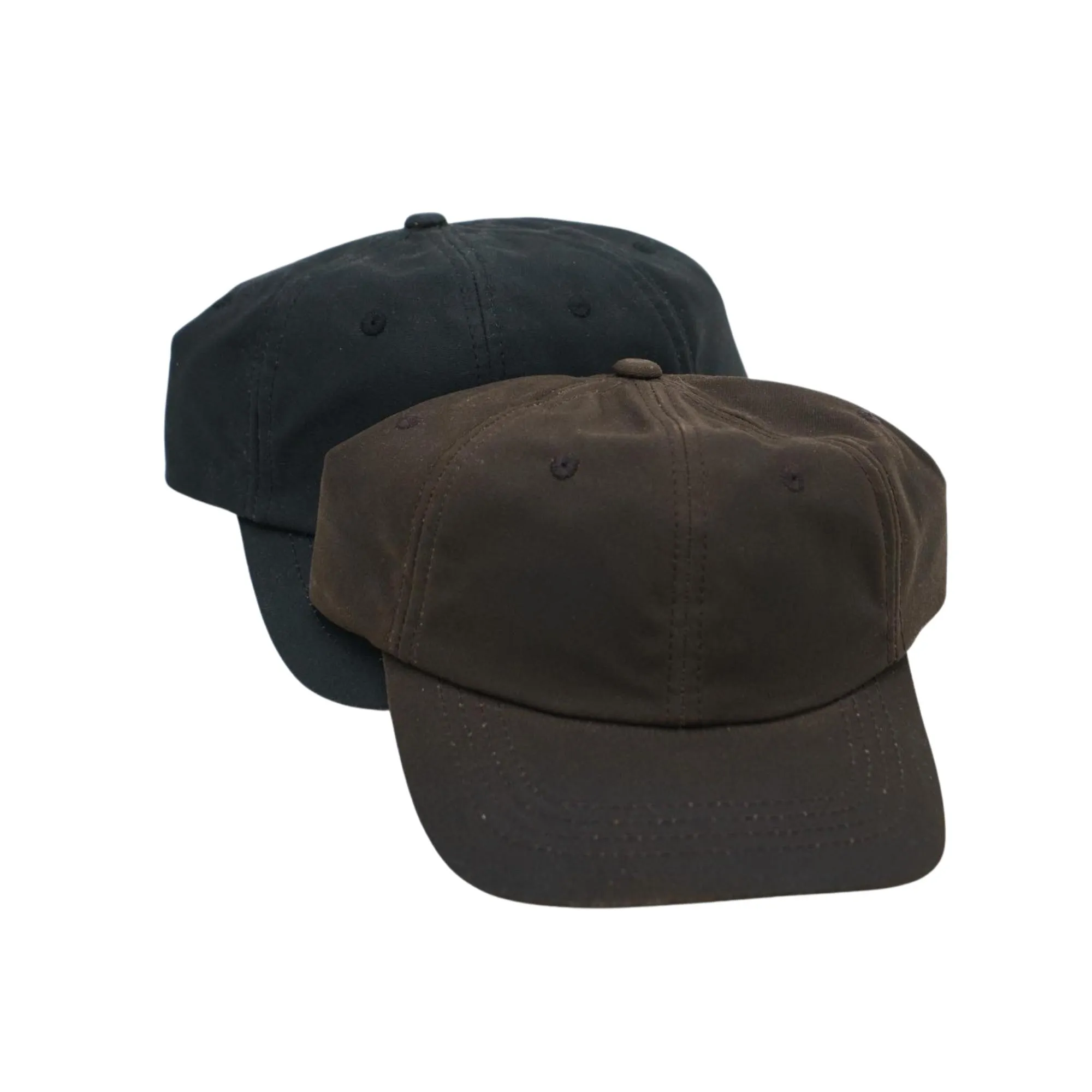 Waterproof Oilskin Cotton Baseball Cap, Adjustable Buckle, Handmade Hat