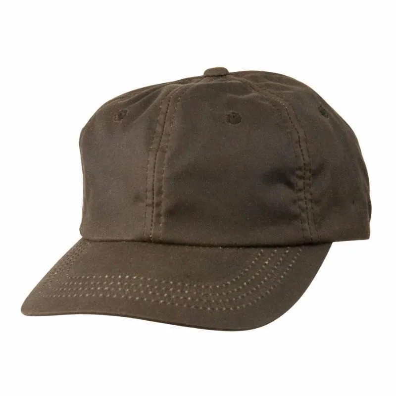 Waterproof Oilskin Cotton Baseball Cap, Adjustable Buckle, Handmade Hat