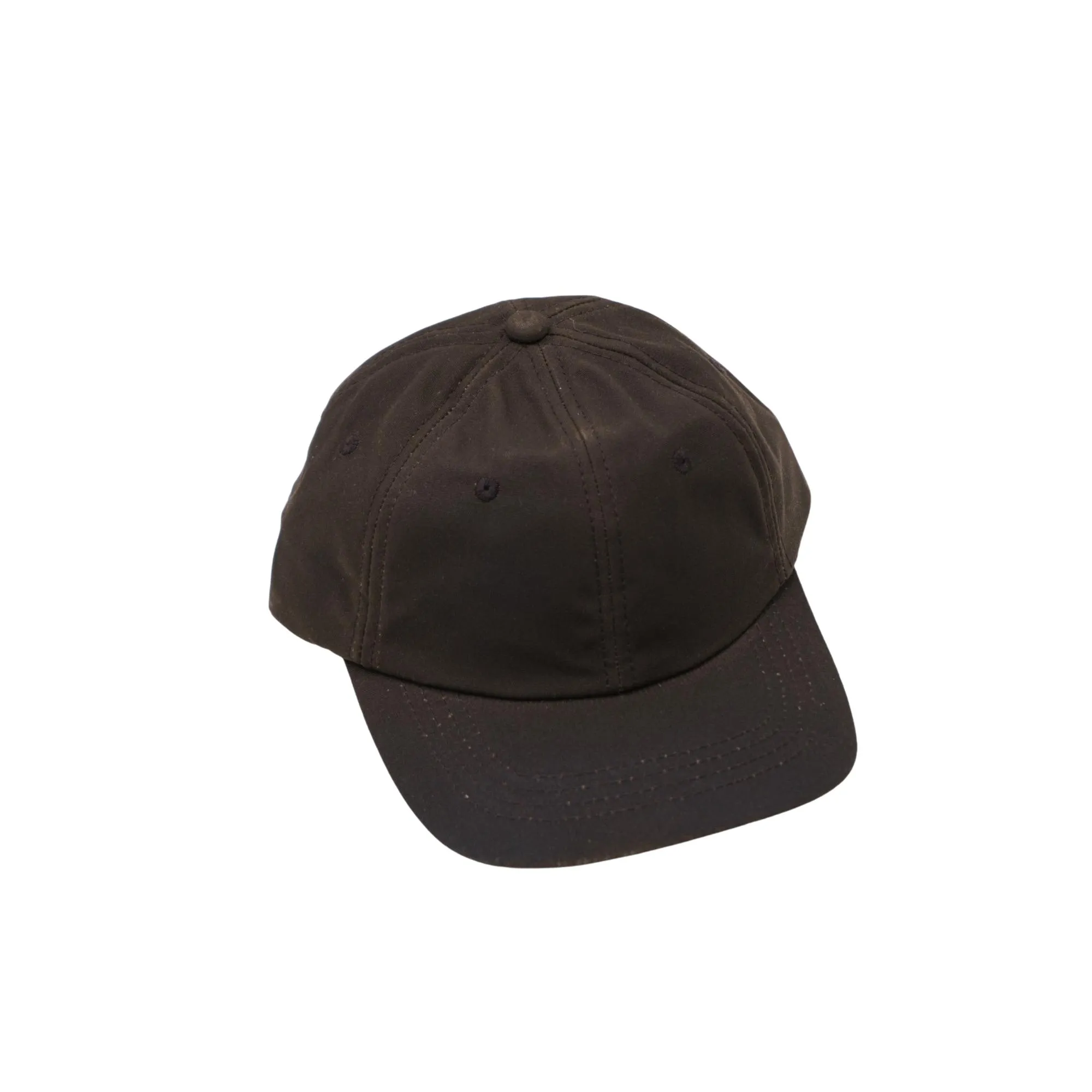 Waterproof Oilskin Cotton Baseball Cap, Adjustable Buckle, Handmade Hat