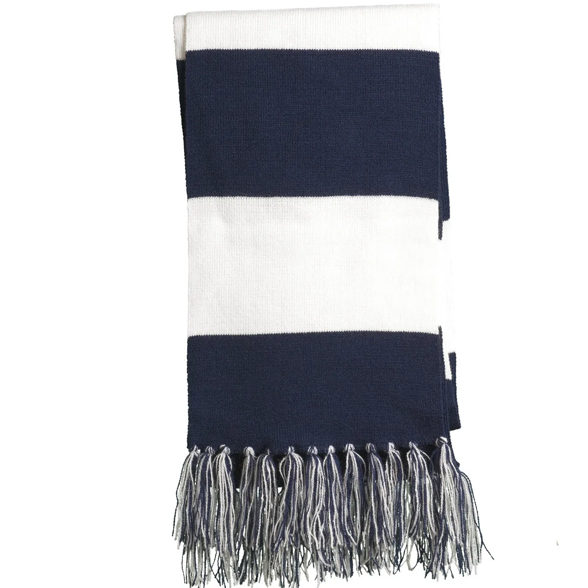 Womens Spectator Fringed Acrylic Scarf